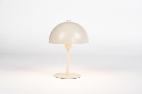 Rietveld Tafellampen - Beige, Zand - Metaal, Huis en Inrichting, Lampen | Tafellampen, Verzenden