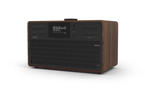 SuperCD - Internetradio - Bluetooth AptX - Walnoot/Zwart, Audio, Tv en Foto, Radio's, Verzenden