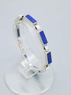 Zilver, Art Deco Lapis Lazuli - Armband