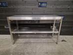 Etagère verwarmd | warmtebrug | 2 niveaus | 120 cm, Gebruikt, RVS Meubilair