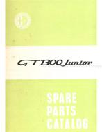 1970 ALFA ROMEO GT JUNIOR 1300 ONDERDELENBOEK ENGELS