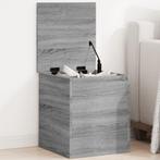 vidaXL Opbergbox 40x42x46 cm bewerkt hout grijs sonoma, Huis en Inrichting, Woonaccessoires | Kisten, Verzenden, Nieuw