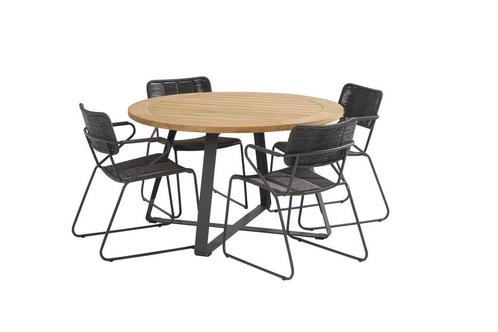 Taste by 4 Seasons Swing tuinset met Basso tafel Ø 130 cm, Tuin en Terras, Tuinsets en Loungesets, Ophalen of Verzenden