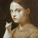 Michal Lukasiewicz - Woman With Her Pet V