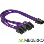 Delock 83704 Voedingskabel PCI Express 6-pins female > 2 x, Verzenden, Nieuw
