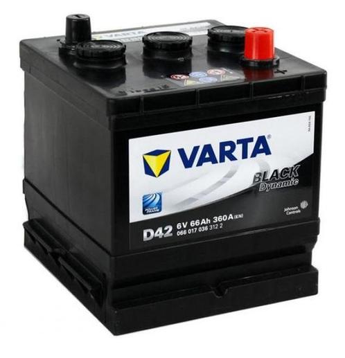 Varta Accu Zwart Dynamic D42W 66 Ah, Auto-onderdelen, Accu's en Toebehoren, Verzenden