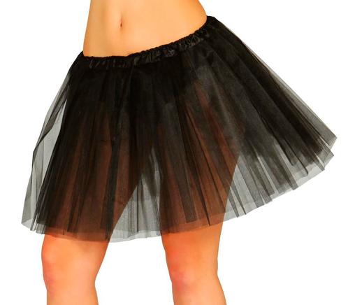 Zwarte Tutu 40cm, Hobby en Vrije tijd, Feestartikelen, Nieuw, Verzenden