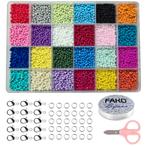 Fako Bijoux® - DIY Kralen Set - Glas Zaad Kralen - Sieraden, Hobby en Vrije tijd, Kralen en Sieraden maken, Verzenden, Nieuw