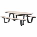 Garden Impressions Sarria picknick set ovaal 220 x 193 -, Tuin en Terras, Tuinsets en Loungesets, Verzenden, Nieuw