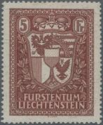 Liechtenstein 1935 - Vaduz : Wapenschild uit blok met 2, Gestempeld