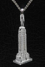 Zilveren Empire State Building NY hanger en/of bedel, Verzenden, Nieuw