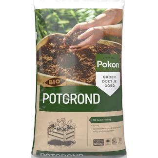 Turfvrije potgrond | Pokon | 30 liter (Bio-label), Tuin en Terras, Aarde en Mest, Verzenden