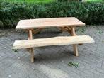 Boomstam Picknickbank, Picknicktafel op maat gemaakt, Nieuw, Rechthoekig, Hout