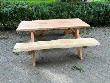 Boomstam Picknickbank, Picknicktafel op maat gemaakt beschikbaar voor biedingen
