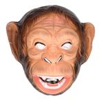 Plastic apen dieren verkleed masker voor volwassenen - Die.., Nieuw, Ophalen of Verzenden