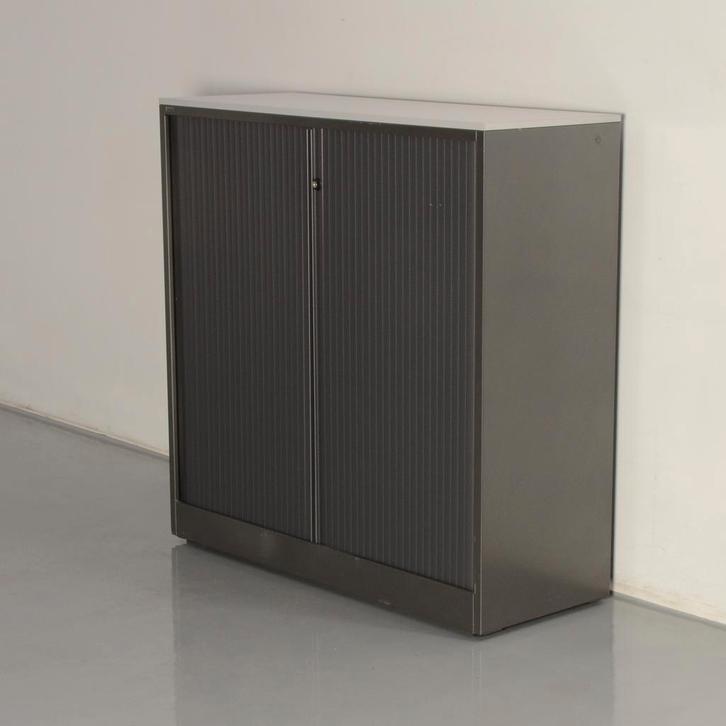 Ahrend roldeurkast, antraciet, 119 x 120 cm, incl. 2, Huis en Inrichting, Kasten | Roldeurkasten en Archiefkasten, Ophalen of Verzenden