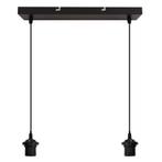 Aluminium hanglamp zonder kap zwart, Rika, Huis en Inrichting, Nieuw, Ophalen of Verzenden, Basis, Metaal