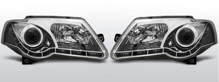 Koplampen Devil Eyes Real DRL | Volkswagen Passat B6 3C 2005, Auto-onderdelen, Verlichting, Nieuw, Volkswagen, Verzenden