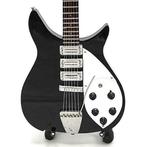 Miniatuur Rickenbacker 350 V63 gitaar met gratis standaard, Ophalen of Verzenden, Nieuw, Pop, Beeldje of Miniatuur
