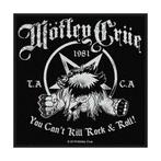 Mötley Crüe You Can't Kill Rock & Roll! patch off. merch, Verzamelen, Ophalen of Verzenden, Nieuw, Kleding