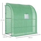 TRUUSK Foliekas Kweekkas 200 X 100 X 215 Cm Met 2 Deuren, UV, Verzenden, Nieuw