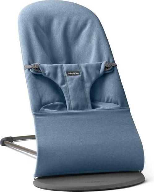 BabyBjörn Wipstoeltje Bliss Geweven Mélange blauw, Kinderen en Baby's, Wipstoeltjes, Verzenden
