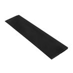 Rubber rand sportvloer 'Pure Black' - 100x25 cm -, Verzenden, Nieuw