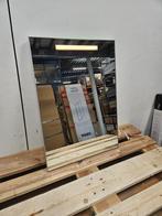 Spiegel 50 x 70 cm aluminium met tl verlichting, Ophalen of Verzenden, Nieuw, Overige typen