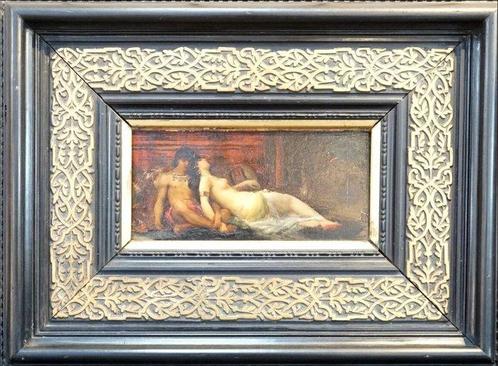 Eugene Delacroix (1798-1863), Kring van - Lovers in a Harem, Antiek en Kunst, Kunst | Schilderijen | Klassiek