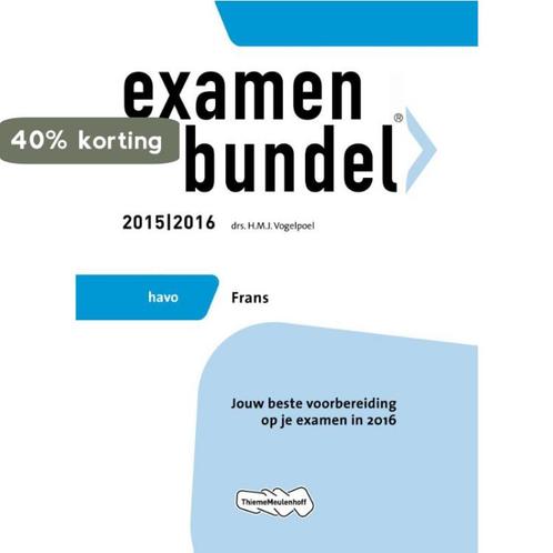 Examenbundel Havo Frans 2015/2016 9789006636345, Boeken, Schoolboeken, Gelezen, Verzenden