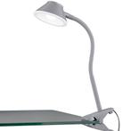 LED Klemlamp - Trion Berky - 3.5W - Warm Wit 3000K - Titaan, Ophalen of Verzenden, Nieuw, Kunststof