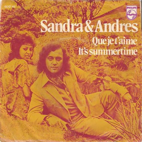 Single vinyl / 7 inch - Sandra &amp; Andres - Que Je Taime, Cd's en Dvd's, Vinyl Singles, Zo goed als nieuw, Verzenden