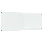 vidaXL Keuken Spatscherm Doorzichtig 110 x 40 cm gehard glas, Verzenden, Nieuw