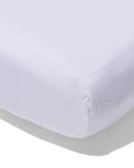 HEMA Splittopper hoeslaken jersey 160x200/210 korting, Verzenden, Nieuw, Wit
