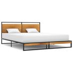 vidaXL Bedframe metaal 160x200 cm, Verzenden, Zwart, 200 cm, Metaal
