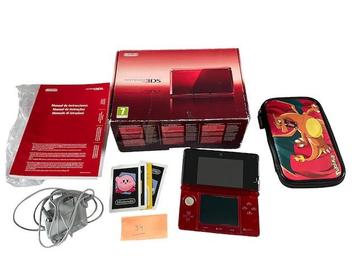 Nintendo 3DS Metallic Red (BOXED) + Tasje (34) (3DS) beschikbaar voor biedingen