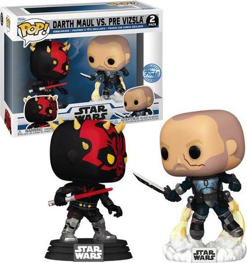 Funko POP # Darth Maul vs Pre Vizsla 2-pack Exclusive, Kinderen en Baby's, Speelgoed | Overig, Verzenden