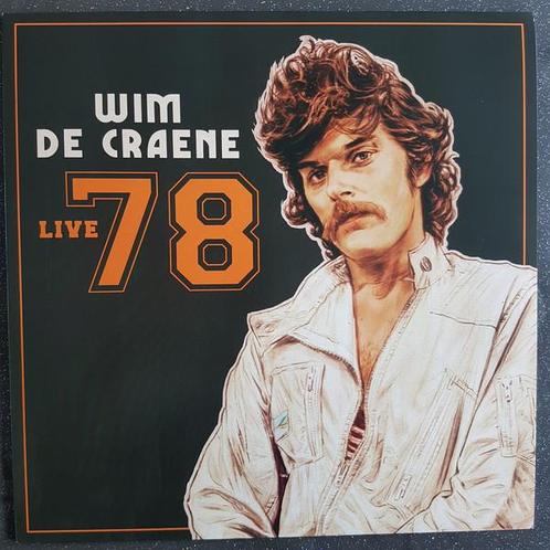 LP gebruikt - Wim De Craene - Live 78  Oranje gekleurd (B..., Cd's en Dvd's, Vinyl | Overige Vinyl, Zo goed als nieuw, Verzenden