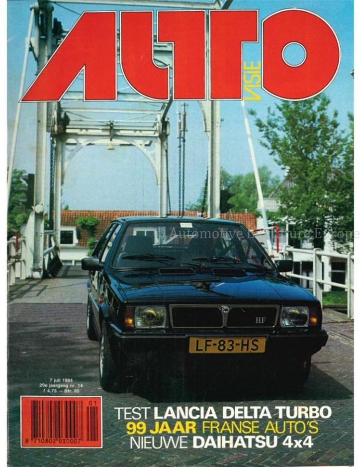 1984 AUTOVISIE MAGAZINE 14 NEDERLANDS, Boeken, Auto's | Folders en Tijdschriften