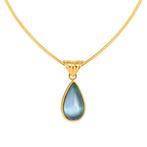 18K gold plated Stainless steel necklace, Intensity, Verzenden