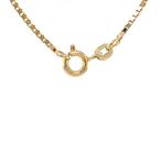Gouden vintage venetiaan collier met groene onyx 14 krt, Ophalen of Verzenden, Nieuw
