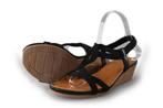 Ella Cruz Sandalen in maat 37 Zwart | 10% extra korting, Verzenden, Zwart, Sandalen of Muiltjes, Zo goed als nieuw