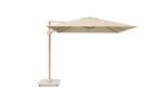Challenger T2 premium parasol 300x300 cm teak champagne, Tuin en Terras, Parasols, Ophalen of Verzenden, Nieuw