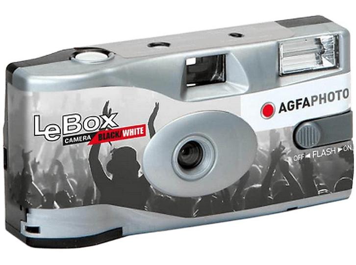 Agfa -  Lebox Zwart/wit-wegwerpcamera 36 Fotos, Audio, Tv en Foto, Fotocamera's Digitaal, Nieuw, Overige Merken, Verzenden