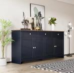 Nieuwe Dressoir Kast Houtnerf - Landelijke Stijl Design, Huis en Inrichting, Kasten | Dressoirs, Verzenden, Nieuw