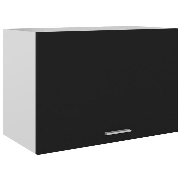 vidaXL Hangkast Lyon 60x31x40 cm bewerkt hout zwart, Huis en Inrichting, Keuken | Keukenelementen, Zwart, Nieuw, Verzenden