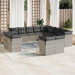 vidaXL 13-delige Loungeset met kussens poly rattan, Tuin en Terras, Tuinsets en Loungesets, Verzenden, Nieuw, Rotan, Loungeset