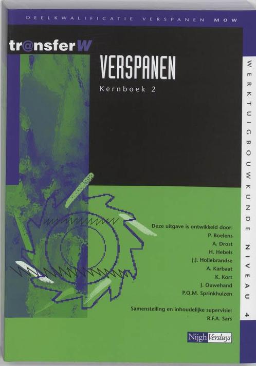 Verspanen 2 Tekstboek 9789042532526, Boeken, Wetenschap, Zo goed als nieuw, Verzenden