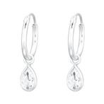 Druppel oorbellen - 925 Sterling zilver - Drops, Sieraden, Tassen en Uiterlijk, Oorbellen, Hangers, Verzenden, Nieuw, Zilver