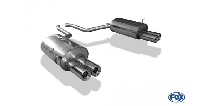 FOX BMW E38 730i/ 735i/ 740i - Met bumperuitsparing einddemp, Auto-onderdelen, Uitlaatsystemen, Nieuw, Verzenden